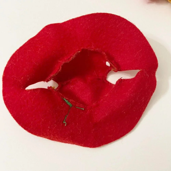 Vtg 1988 Christmas Muppet Baby Fozzie Bear Plush Xmas Holiday 7 Inch  Tall Toy - Picture 12 of 16